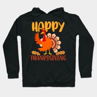 Happy Thanksgiving 2021 Family Costume Thankful Turkey Hoodie